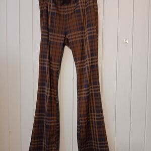 American Eagle Outfitters Brown Plaid Pants